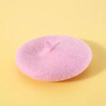 Берет из шерсти для собак, модный берет для кошек, креативная мини-шапка для домашних животных, однотонная шапка для домашних животных, головной убор для щенков, декоративная шапка для маленьких и средних собак чёрный