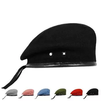 Берет, мужская модная теплая шапка, женские хлопковые зимние шапки в стиле хип-хоп зелёный