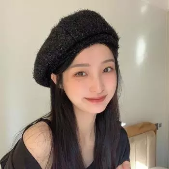 Берет женский осенне-зимний новые модели милые и универсальные ретро-шляпа художника темперамента Xiaoxiang M56-58cm