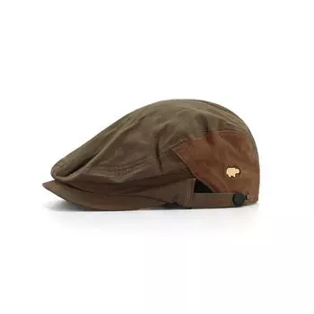 Берет женский весна и лето тонкая шляпа обратная вперед шляпа маляр берет модная шляпа темно-коричневого