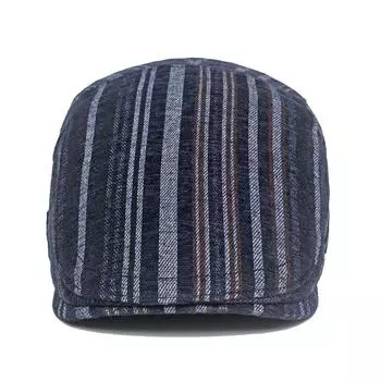 Береты Four Seasons для женщин и мужчин, унисекс, кепки газетчика, хлопковые 55-60 см, цветные полоски, текстура с принтом, индивидуальность