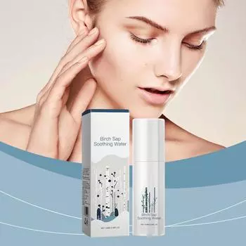 Березовый сок успокаивающий водный уход за кожей лица увлажняющий яркий лосьон для ухода за кожей 100 мл One Size