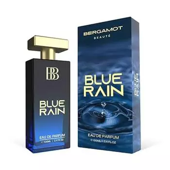 Bergamot Beaute Blue Rain Eau De Parfum | Лучшие мужские духи с акватической нотой и мускусом на все случаи жизни | Стойкий премиальный аромат для мужчин, 100 мл 100 ml