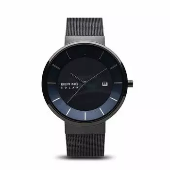 BERING Аналоговые часы коллекции Solar Ремешок из нержавеющей стали Сапфировое стекло Обычный импортный продукт 3 года внутренней гарантии Сапфировое стекло Царапины