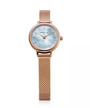 Bering Classic Mini Золотые часы 11022-360