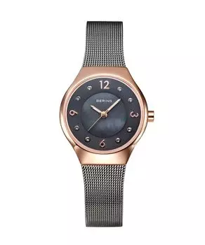 BERING Watch Classic Scandinavian Curving Mesh женские 11427-262-J [Обычный импорт] белый