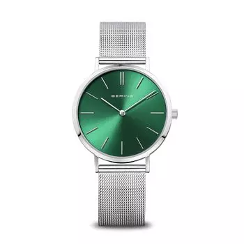 BERING женские аналоговые кварцевые классические коллекционные часы с ремешком из нержавеющей стали и сапфировым стеклом 14134-008 подлинный импортный продукт 3 года внутренней гарантии