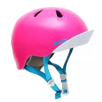 bern Helmet NINA Girls Bicycle Skateboard Satin Hot Pink BE-VJGSPNKV-12 S/M