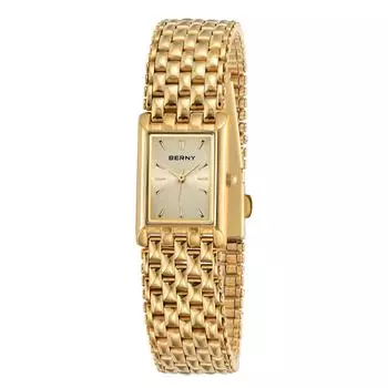 BERNY Ladies Quartz 3 ATM Water Luxury Gold Bracelet Tool Included Watch, Watch, Womens Watch, Resistant, Watch, Gold золотой