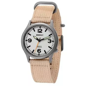 BERNY титановые часы мужские часы часы японский кварцевый механизм Sweep Seconds VH31 5ATM водонепроницаемые аналоговые кварцевые часы супер светящееся сапфировое стекло мужские