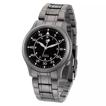 BERNY Watch Мужские наручные часы Титановые часы Японский кварцевый механизм Sweep Second Титановые аналоговые кварцевые часы Водонепроницаемость до 5 АТМ Изготовлены из