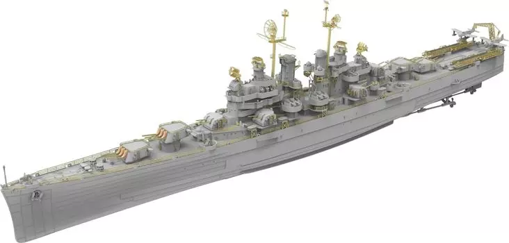 Berryfire American Light Cruiser USS Cleveland DX Version Plastic Model VFM700920DX 1/700 CL-55