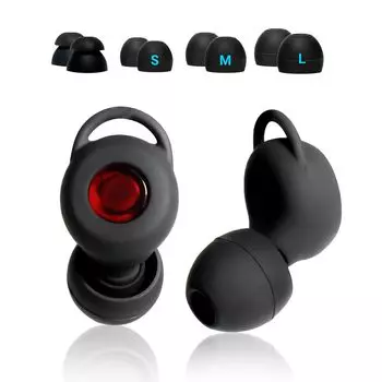 Беруши Anloma для шумоизоляции, звукоизоляция, спокойно, можно стирать, подходит для 4 размеров ушных вкладышей, набор из 1 слоя, для сна, шумоподавление, 36 дБ,