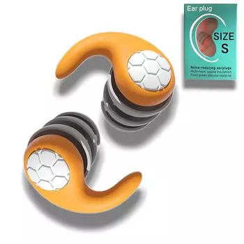 Беруши Archtypes Для маленьких детей для детей гиперакузия для сна Для живого обучения звукоизоляция беруши шумоподавление (С, оранжевый)