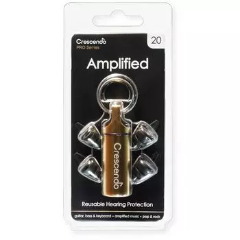 Беруши CRESCENDO PRO Для гитары/вокала/DJ Защита ушей Усиленная 20