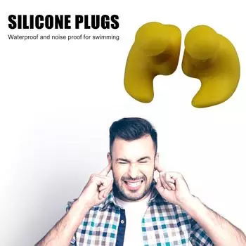 Беруши для плавания Беруши для сна Звукоизоляция Силиконовые беруши Защита ушей Водонепроницаемые мягкие для плавания Душ