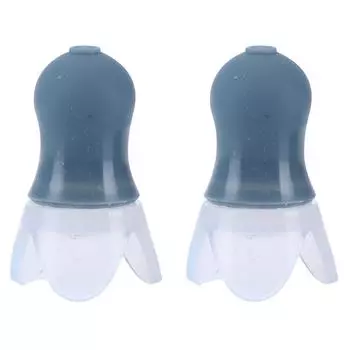 Беруши для плавания, водонепроницаемые, шумоподавляющие, силиконовые, с черной герметизирующей бутылкой, серые