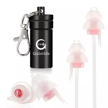 Беруши для самолета Беруши для регулировки давления воздуха Предотвращают слух Ремешок для мобильного телефона Инструкция на японском языке 2 пары Дети, Quietide,