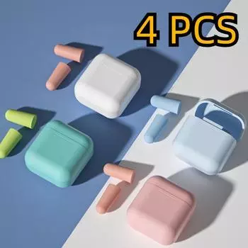 Беруши для шумозащитного сна, звукоизоляционные, для общежития, немого обучения и храпа, беруши с шумоподавлением, 4 шт. 40-60 dB