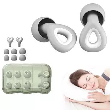 Беруши для сна Полностью звуконепроницаемые Спите спокойно, шумоподавляя, высокоэффективно Меры противодействия шуму, расслабляют, защита органов слуха, снижение шума на 40 дБ