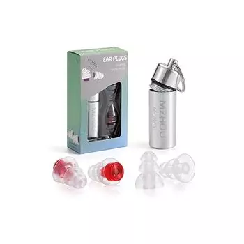 Беруши для сна с шумоподавлением MZHOU, водонепроницаемые силиконовые беруши, улучшают сон, можно использовать для плавания, путешествий, концертов, работы, учебы (2