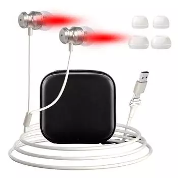 Беруши для ушей от шума в ушах, беруши Infrapeace Red Light, устройство для облегчения шума в ушах, остановите шум в ушах One Size