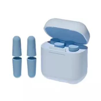 Беруши для ушей с эффектом памяти, пена для ушей, память на шум, хороший сон, футляр для хранения, звукоизоляция, 38 берушей, один размер, подходит для сна, тихий, беруши, пена, беруши,