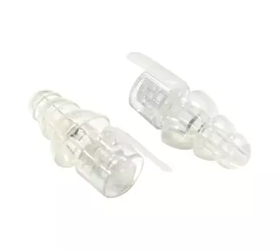 Беруши Etymotic ER20XS Series Universal Fit 3 фланцевых ушных вкладыша S Clear 1 пара других ушных вкладышей Снижение уровня шума до 20 дБ [] [2 в комплекте]