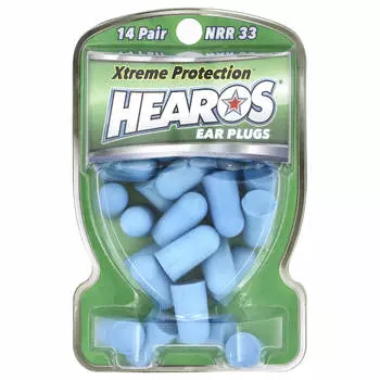 Беруши Hearos, Xterme Protection™, синие, NRR 33, 14 пар