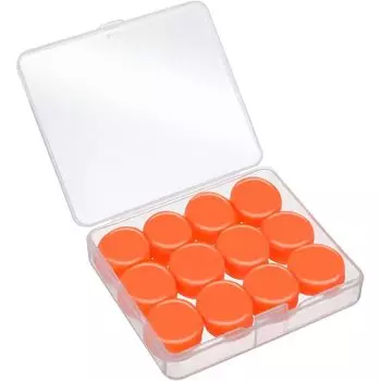 Беруши Hitchlike 6 пар силиконовые водонепроницаемые беруши звукоизоляционные водонепроницаемые черви для плавания для сна шумоизоляция можно стирать многоразовые