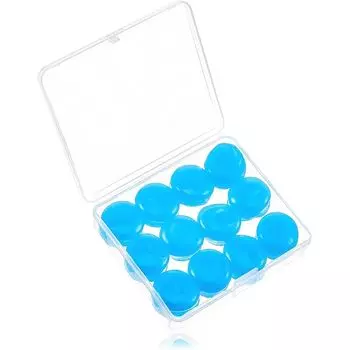 Беруши Hitchlike 6 пар силиконовые водонепроницаемые беруши звукоизоляционные водонепроницаемые черви для плавания для сна шумоизоляция можно стирать многоразовые