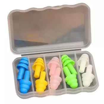 Беруши Lunari 5 пар Sleep well звукоизоляция С футляром Можно использовать многократно