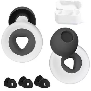 Беруши Mosasa для хорошего сна, шума, слуха, шума, звукоизоляции. Можно использовать повторно. Изготовлены из легкого и удобного материала.