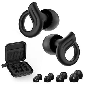 Беруши Quietide, беруши для сна, беруши Sleep well, звукоизоляция, гиперакузия, шумоподавление, беруши с размерами XS/S/M/L, вкладыши, в комплекте с местом для хранения