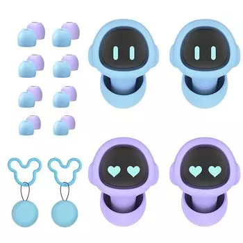 Беруши Quietide для детей (6 ~12 лет) Беруши для живых выступлений для детей. В комплекте 4 размера амбушюр. Можно использовать в шумных местах, например,