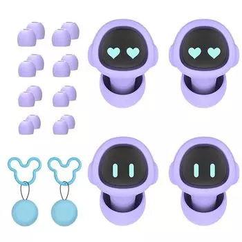 Беруши Quietide для детей (6 ~12 лет) Беруши для живых выступлений для детей. В комплекте 4 размера амбушюр. Можно использовать в шумных местах, например,