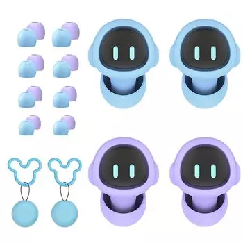 Беруши Quietide для детей (6 ~12 лет) Беруши для живых выступлений для детей. В комплекте 4 размера амбушюр. Можно использовать в шумных местах, например,