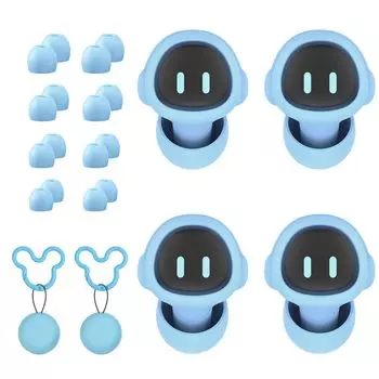 Беруши Quietide для детей от 6 лет Беруши для живых выступлений Поставляются с 4 размерами ушных вкладышей Можно использовать в шумных местах, например, в кинотеатрах Гиперакузия