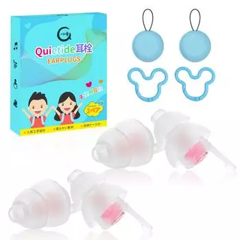 Беруши Quietide для детей от 6 лет Беруши для живых выступлений Дети Можно использовать в шумных местах, например, в кино Гиперакузия Защита от шума Многоразовые