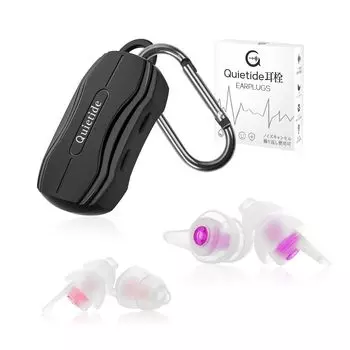 Беруши Quietide для звукового шума, оснащенные 32 дБ шума сна, многоразовые слуховые аппараты для японского языка, инструкция по эксплуатации, розовые и 2 пары, размер M и размер x