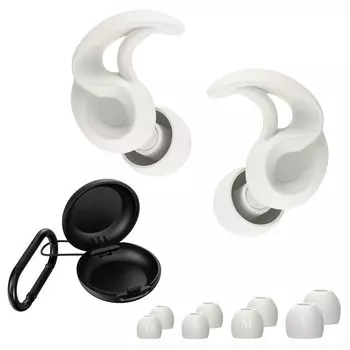 Беруши Quietide Ear для шумоизоляции и снятия шума, размеры x 1 Набор ушных вкладышей для мобильного чехла, японское руководство по эксплуатации, серые беруши Q26, серый