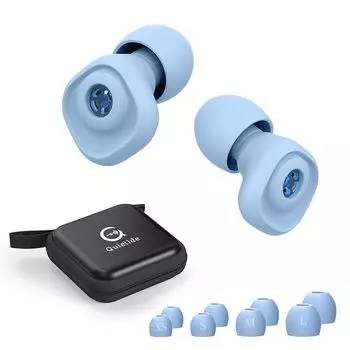 Беруши Quietide Live, шумоподавление 23 дБ, живая музыка, снижение шума на работе и облегчение гиперакузии, размер XS/S/M/L, в комплекте 1 комплект амбушюр