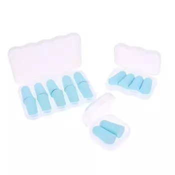 Беруши Шумоподавление Сон Анти-Отмена Музыка Звукоизоляция Защита берушей Губка для сна Многоразовые беруши фиолетовый