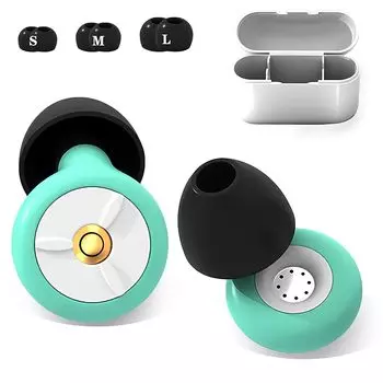 Беруши SijiRuge для сна, товары для хорошего сна, шумоподавление, звукоизоляция 40 дБ, силиконовые беруши для учебы и работы, можно стирать, 3 пары