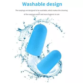 Беруши TISHRIC с мягкой губкой, шумоподавлением, беруши для сна, шумоподавление в дороге, уровень звукоизоляции 35,5 дБ