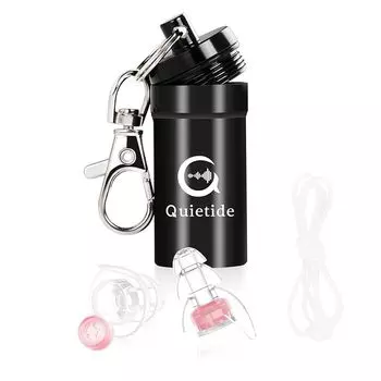 беруши живая звукоизоляция Quietide защита слуха беруши Оригинальная разработка с фильтром Звукоизоляция 23 дБ беруши концерт клуб