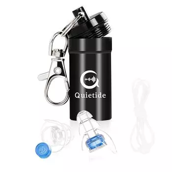 беруши живая звукоизоляция Quietide защита слуха беруши Оригинальная разработка с фильтром Звукоизоляция 23 дБ беруши концерт клуб