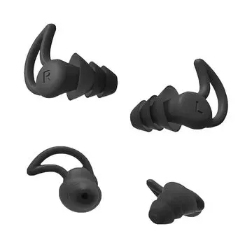 беруши звукоизоляционные Комплект из 2 штук одного цвета С футляром [Точно] моющиеся звукоизоляция для сна Для стрельбы Не повредит Спать