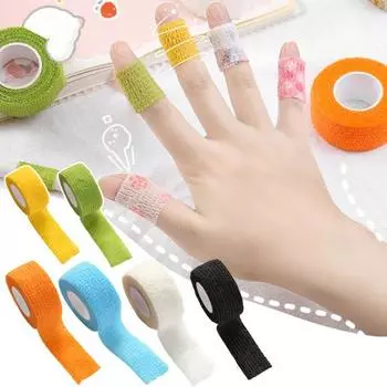 Bescherming Vinger Tape Эластичная практическая болеутоляющая лента синий