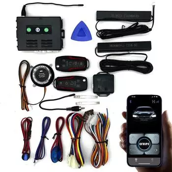Бесключевой запуск автомобиля Система центрального замка, полный комплект погрузки и запуска, система дистанционного запуска и остановки, аксессуары